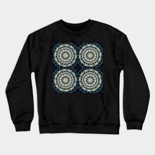 Abstract pattern with ornamental circles Crewneck Sweatshirt